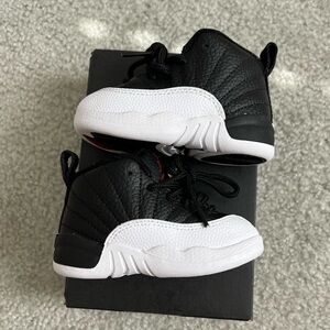 Jordan Kids' Black and White Sneakers